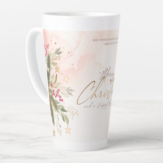 Christmas Latte Mug (Left Angle)