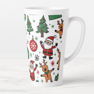 Christmas latte mug