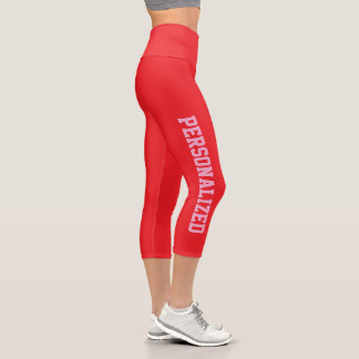Christmas leggings personalized Waisted Capris