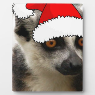 Christmas Lemur Plaque