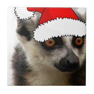 Christmas Lemur Tile