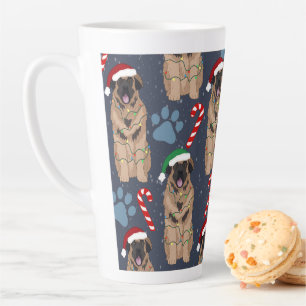 Christmas Leonberger Latte Mug