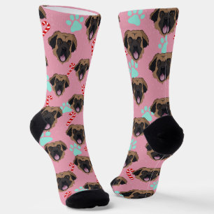 Christmas Leonberger Socks