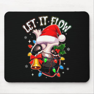 Christmas Let I T Flow Anatomy Heart Cardiac Nurse Mouse Pad