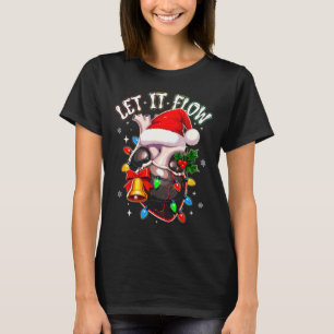 Christmas Let I T Flow Anatomy Heart Cardiac Nurse T-Shirt