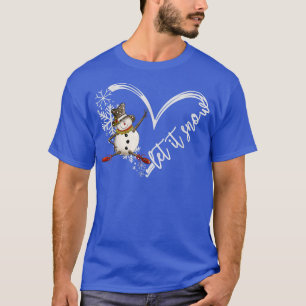 Christmas Let it snow  Dancing Snow Man Ballet Dan T-Shirt