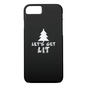 Christmas Let's Get Lit Classic Case-Mate iPhone Case
