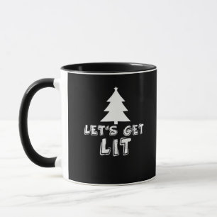 Christmas Let's Get Lit Classic Mug