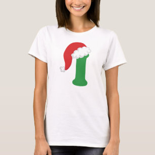 Christmas Letter I Alphabet T-Shirt