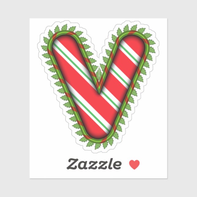 Christmas Letter V (Sheet)
