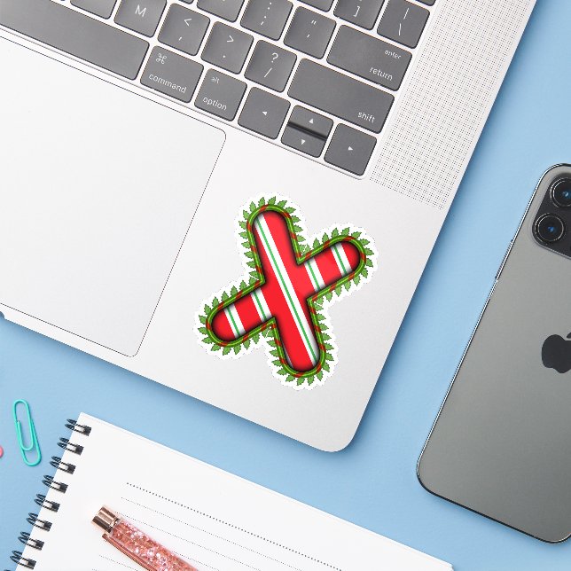 Christmas Letter X (Laptop w/ iPhone)