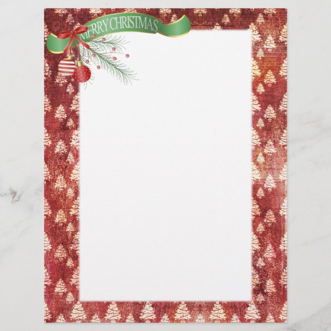 Christmas Letterhead (Front)