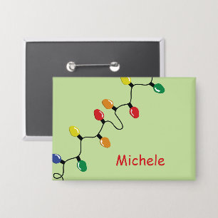 Christmas Light Bulb String with Name Personalized