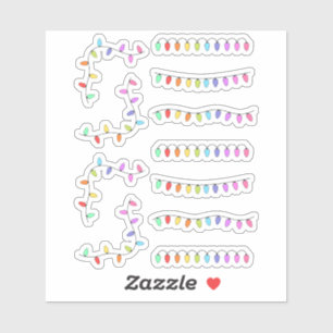Christmas Light Decorative Journal Borders Planner