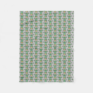christmas light fleece blanket