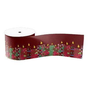 Christmas Light Grosgrain Ribbon