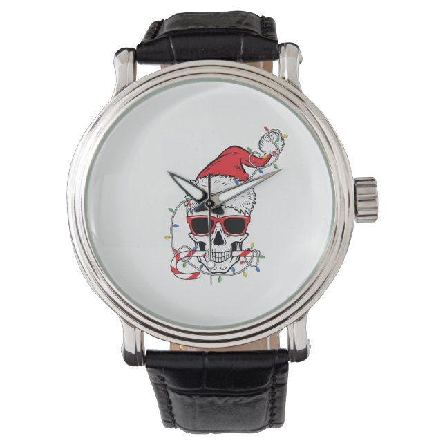 Christmas-Light-Skeleton-Skull Watch (Front)