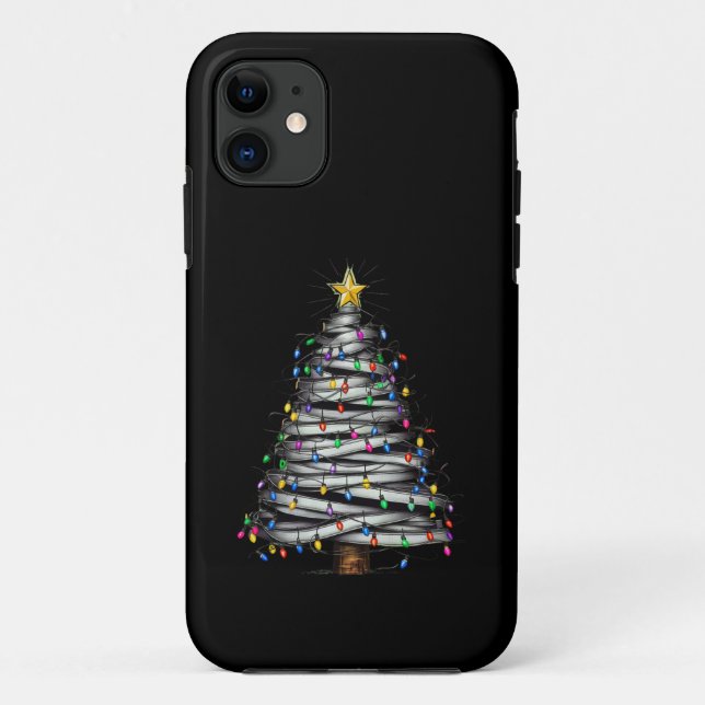 Christmas Light Tree Holiday  Case-Mate iPhone Case (Back)