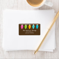 Christmas Lights Address Labels