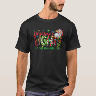 Christmas Lights Are My Favourite Colour Santa Xma T-Shirt