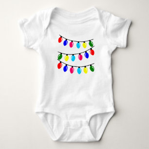 Christmas Lights Baby Bodysuit