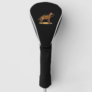 Christmas Lights Belgian Malinois Golf Head Cover
