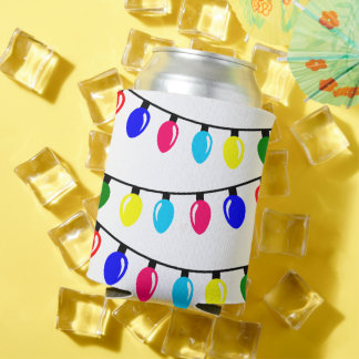 Christmas Lights Can Cooler