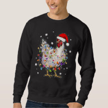 Christmas Lights Chicken Santa