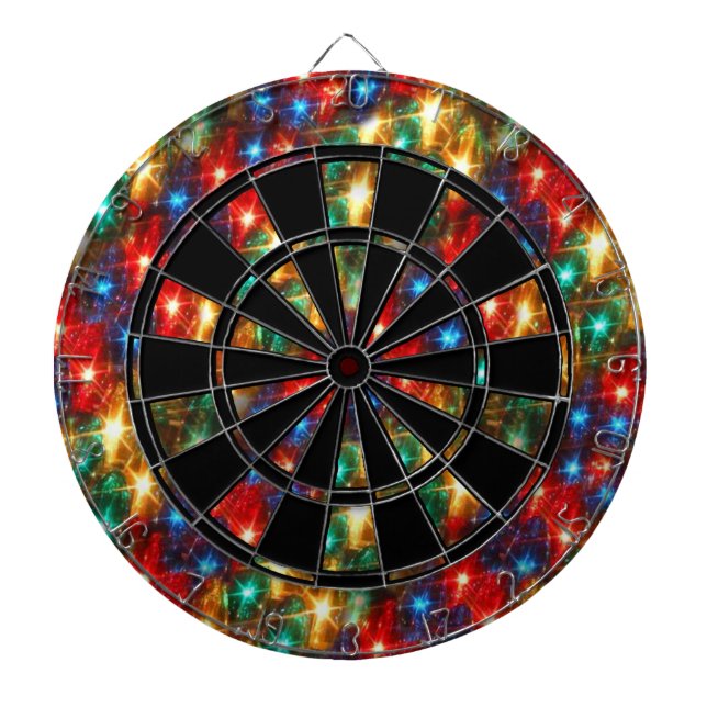 Christmas Lights Dartboard (Front)