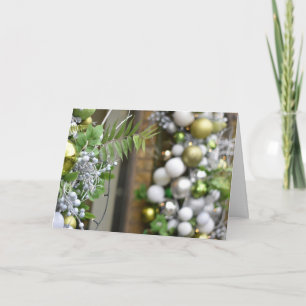 Christmas Lights Decorations London Photography Card
