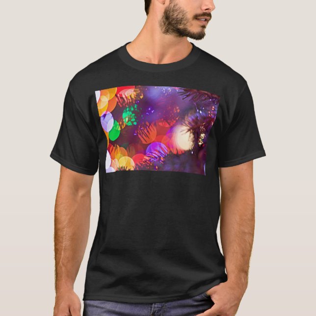 Christmas Lights Fantasy T-Shirt (Front)