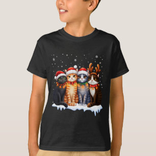 Christmas Lights For Cat Lovers Xmas  T-Shirt
