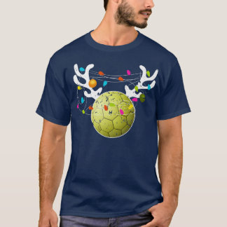 Christmas Lights Handball Funny Xmas T-Shirt