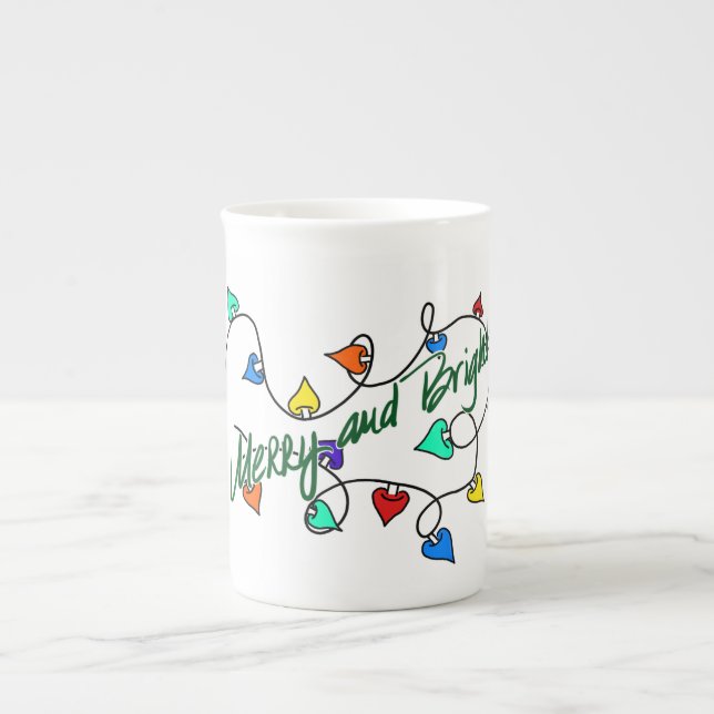 Christmas lights mug (Front)
