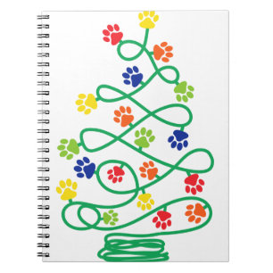Christmas lights notebook