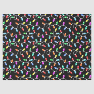 Christmas Lights Pattern Tissue Paper
