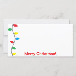 "Christmas Lights" Photo Card