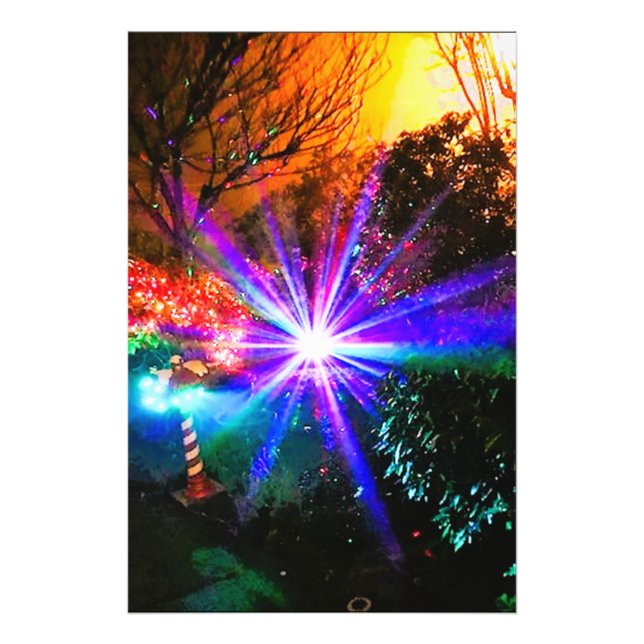 Christmas Lights Photo Print (Front)