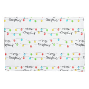 Christmas Lights Pillowcase