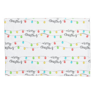 Christmas Lights Pillowcase