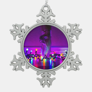 Christmas Lights & Pointe Shoes Ornament