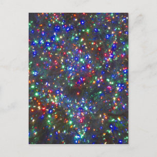 Christmas lights, Portland, Oregon Holiday Postcard