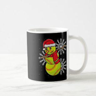 Christmas Lights Santa Snowman Softll Player Coffee Mug