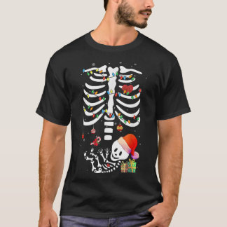 Christmas Lights & Skeleton Christmas Pregnancy An T-Shirt