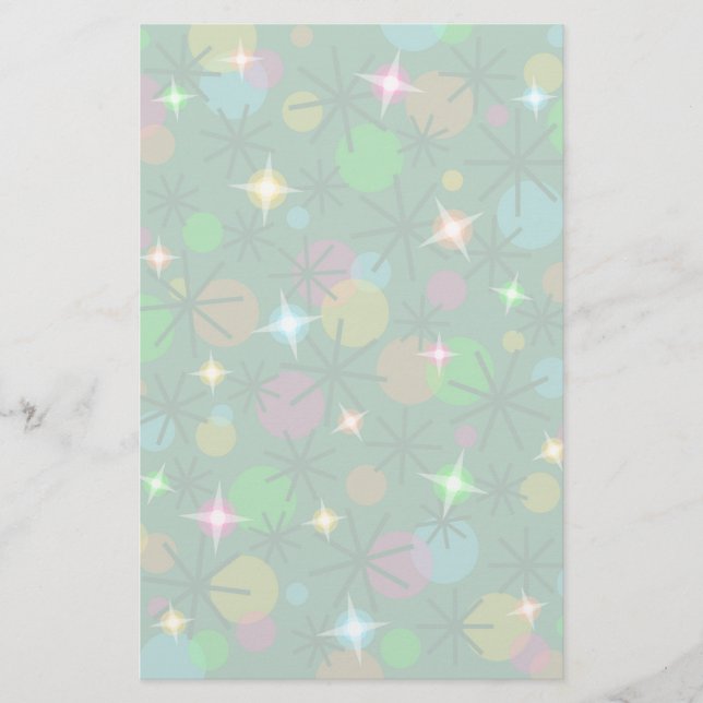 Christmas Lights stationery (Front)
