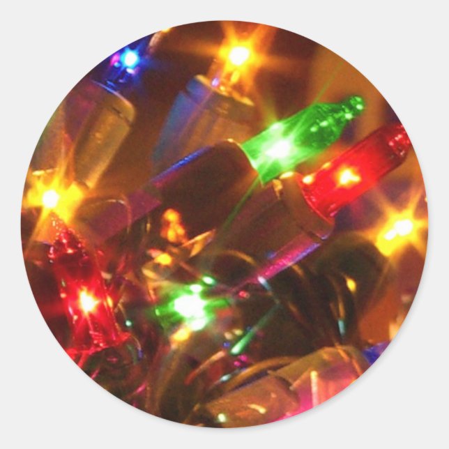 Christmas Lights sticker (Front)