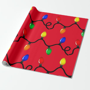 Christmas Lights Wrapping Paper