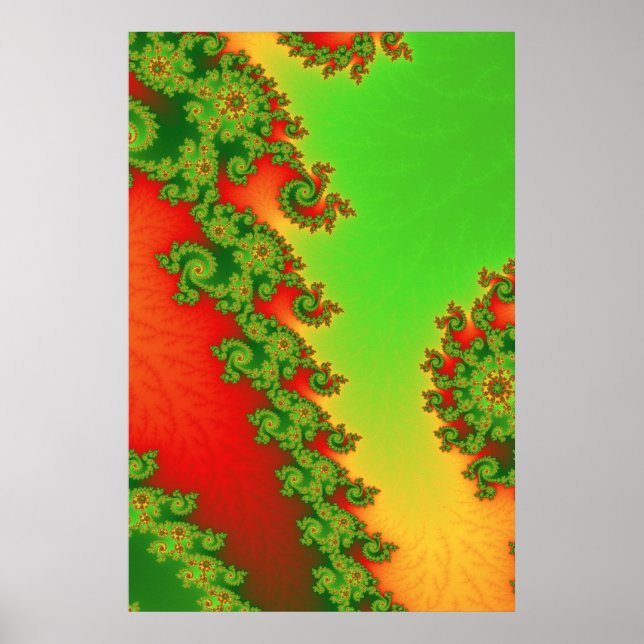 Christmas Lines Poster (Front)