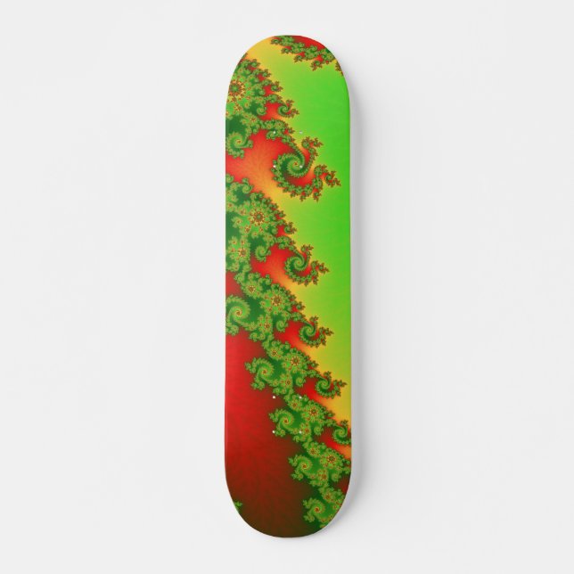 Christmas Lines Skateboard (Front)