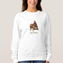 Christmas Lion and Lamb Women's Basic Sweatshirt